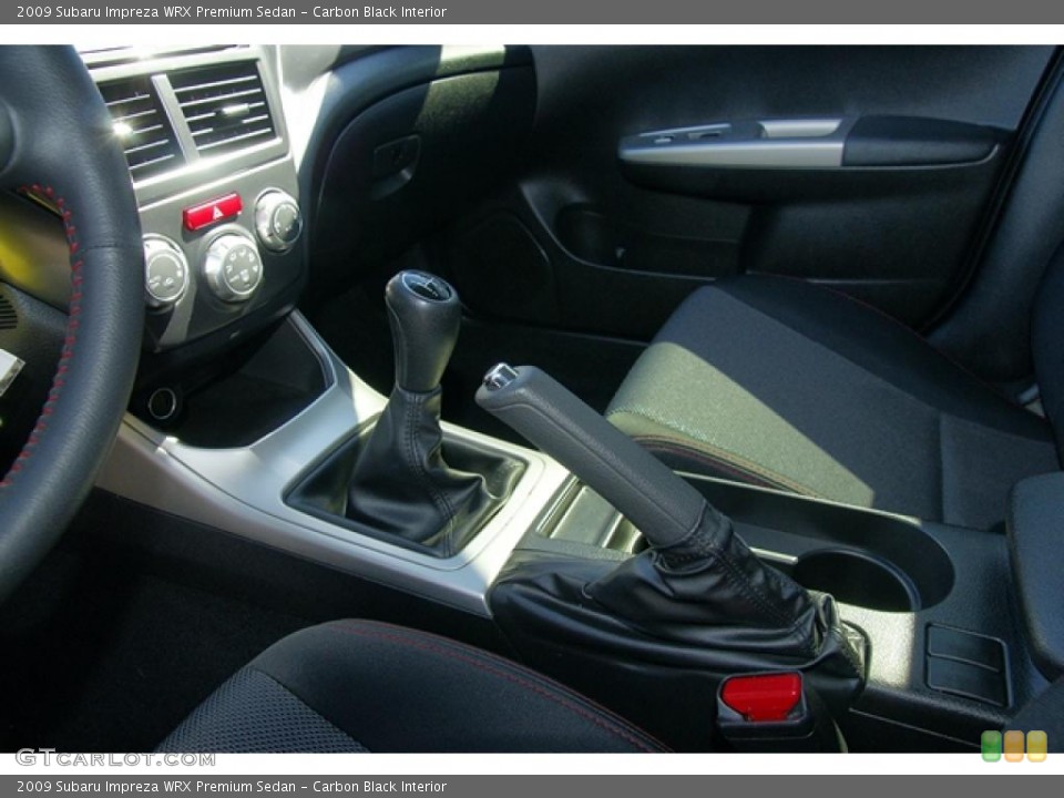 Carbon Black Interior Transmission for the 2009 Subaru Impreza WRX Premium Sedan #47603474