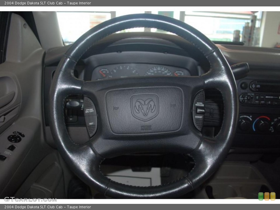 Taupe Interior Steering Wheel for the 2004 Dodge Dakota SLT Club Cab #47603507