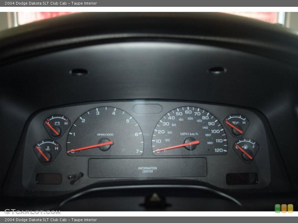 Taupe Interior Gauges for the 2004 Dodge Dakota SLT Club Cab #47603516
