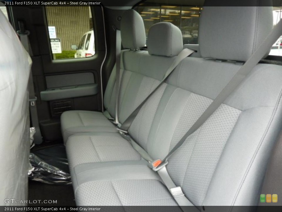 Steel Gray Interior Photo for the 2011 Ford F150 XLT SuperCab 4x4 #47604479