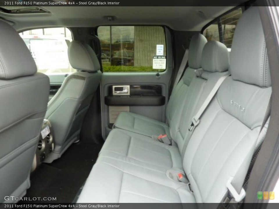Steel Gray/Black Interior Photo for the 2011 Ford F150 Platinum SuperCrew 4x4 #47605712