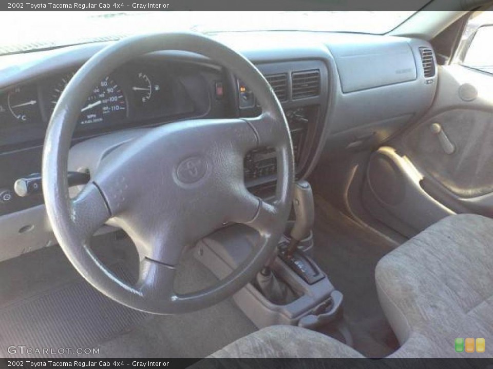 Gray Interior Steering Wheel for the 2002 Toyota Tacoma Regular Cab 4x4 #47609771