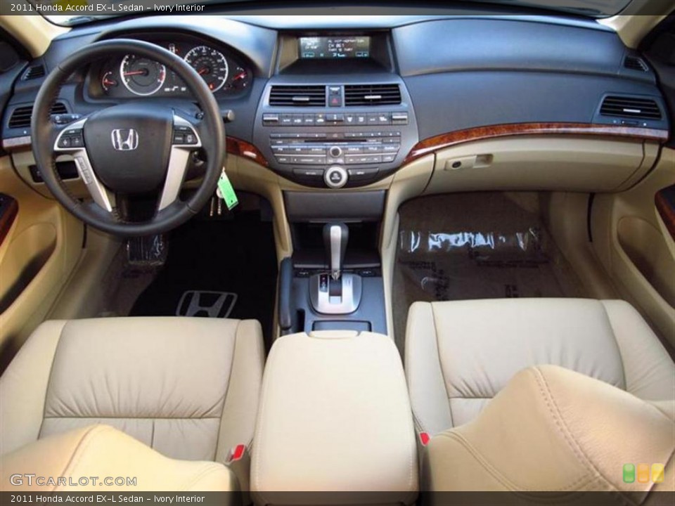 Ivory Interior Dashboard for the 2011 Honda Accord EX-L Sedan #47610398
