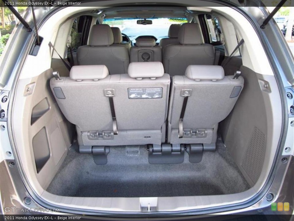 Beige Interior Trunk for the 2011 Honda Odyssey EX-L #47610623