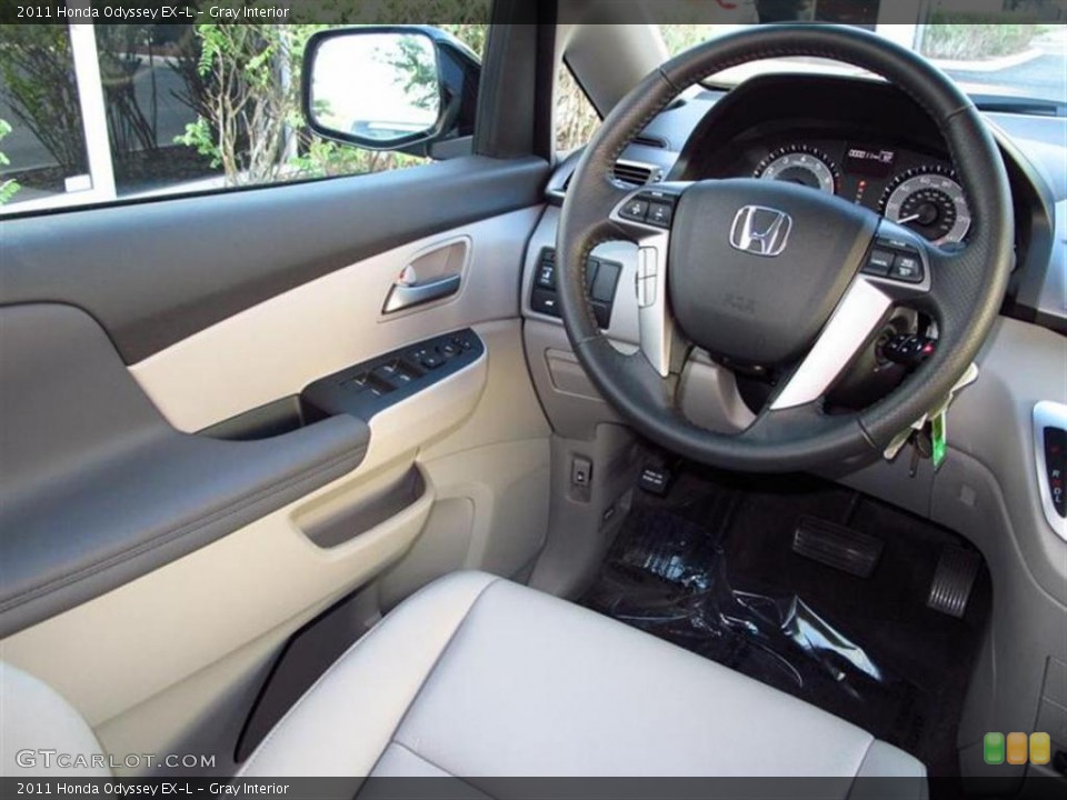 Gray Interior Steering Wheel for the 2011 Honda Odyssey EX-L #47611031