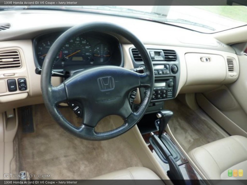 Ivory Interior Prime Interior for the 1998 Honda Accord EX V6 Coupe #47611979