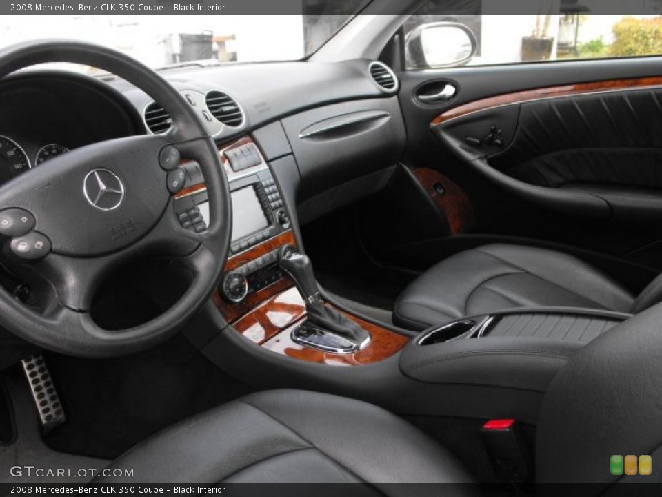 Black Interior Prime Interior for the 2008 Mercedes-Benz CLK 350 Coupe #47613047