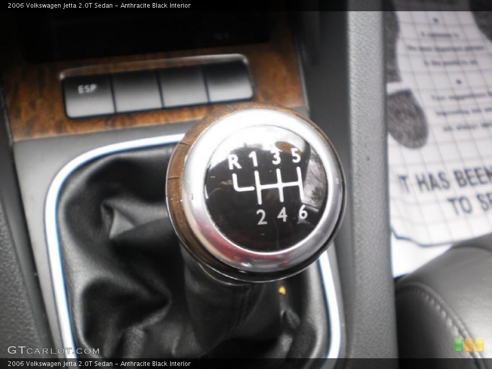 Anthracite Black Interior Transmission for the 2006 Volkswagen Jetta 2.0T Sedan #47618211