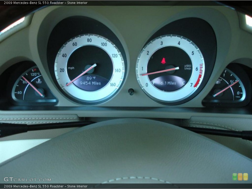 Stone Interior Gauges for the 2009 Mercedes-Benz SL 550 Roadster #47618633