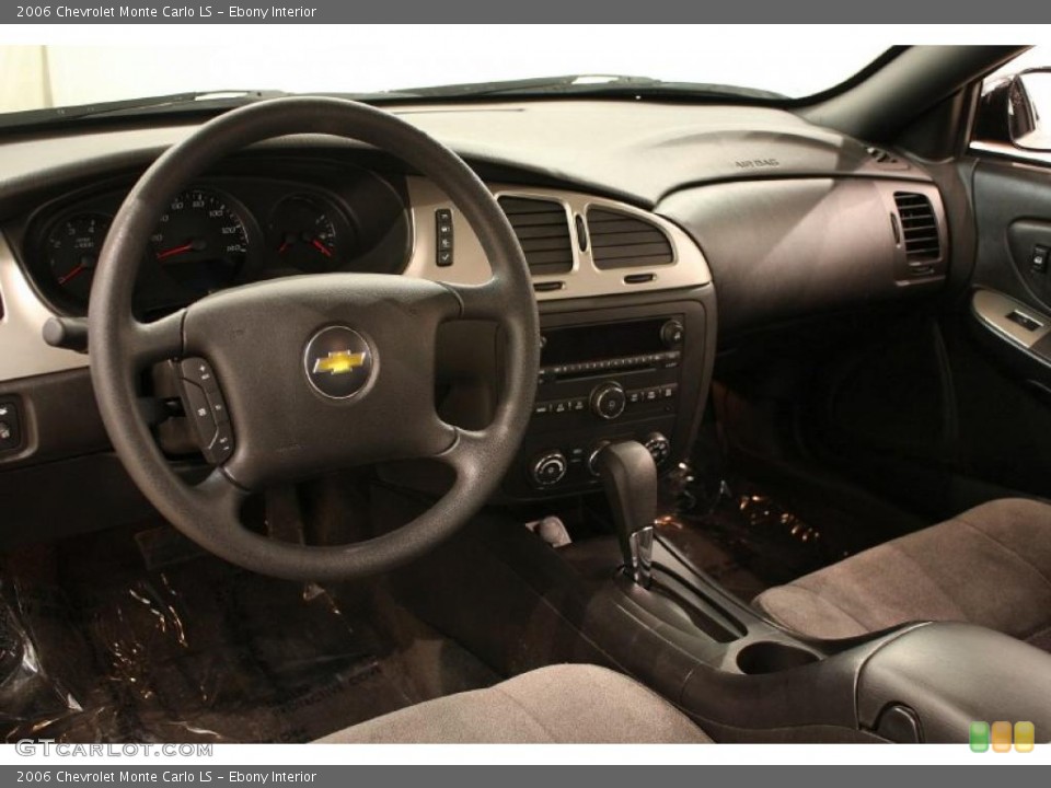 Ebony Interior Prime Interior for the 2006 Chevrolet Monte Carlo LS #47620208