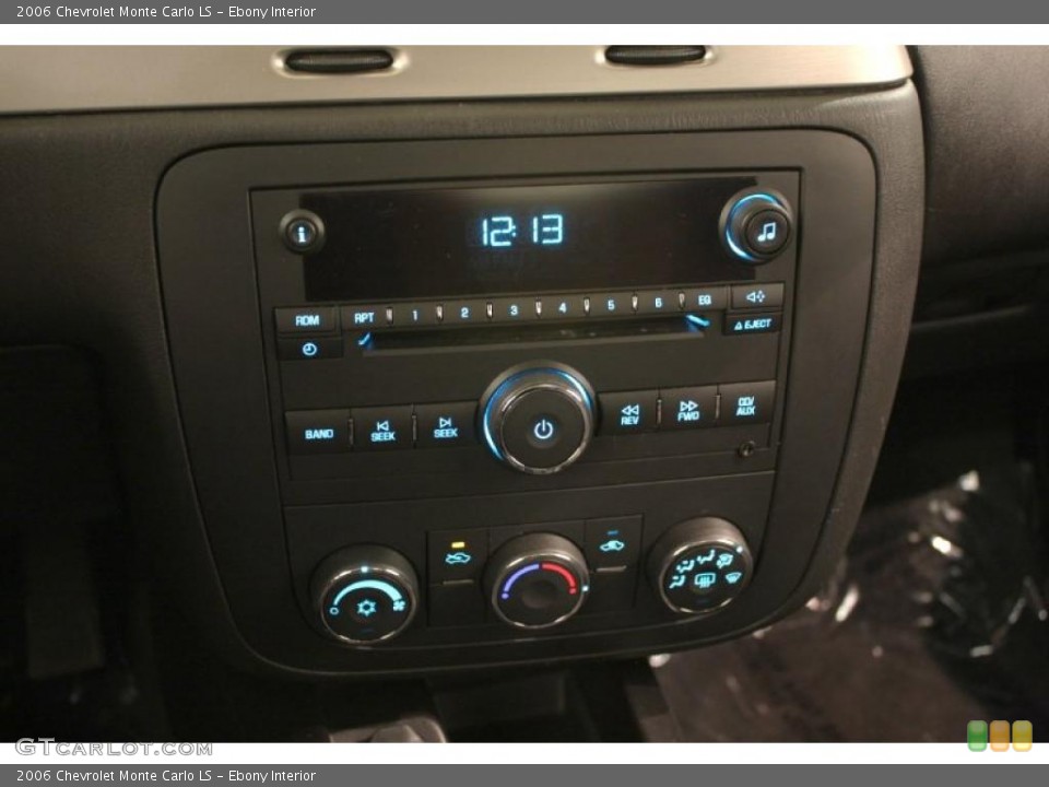Ebony Interior Controls for the 2006 Chevrolet Monte Carlo LS #47620247