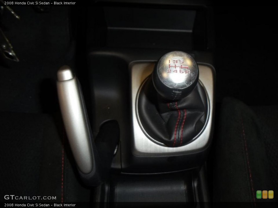 Black Interior Transmission for the 2008 Honda Civic Si Sedan #47620706