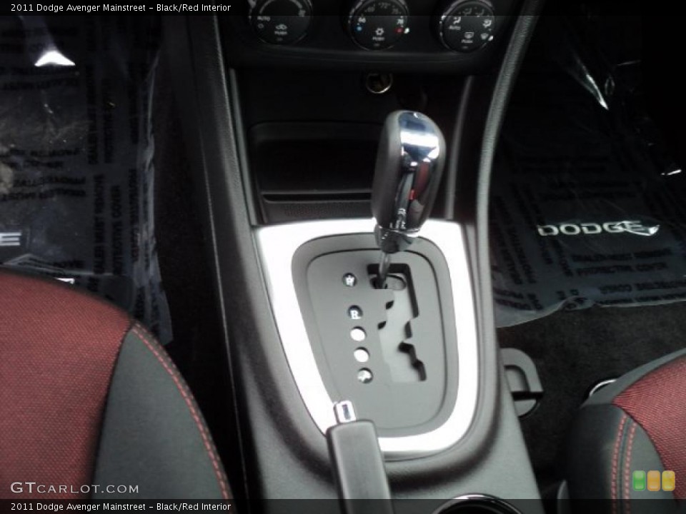 Black/Red Interior Transmission for the 2011 Dodge Avenger Mainstreet #47622134