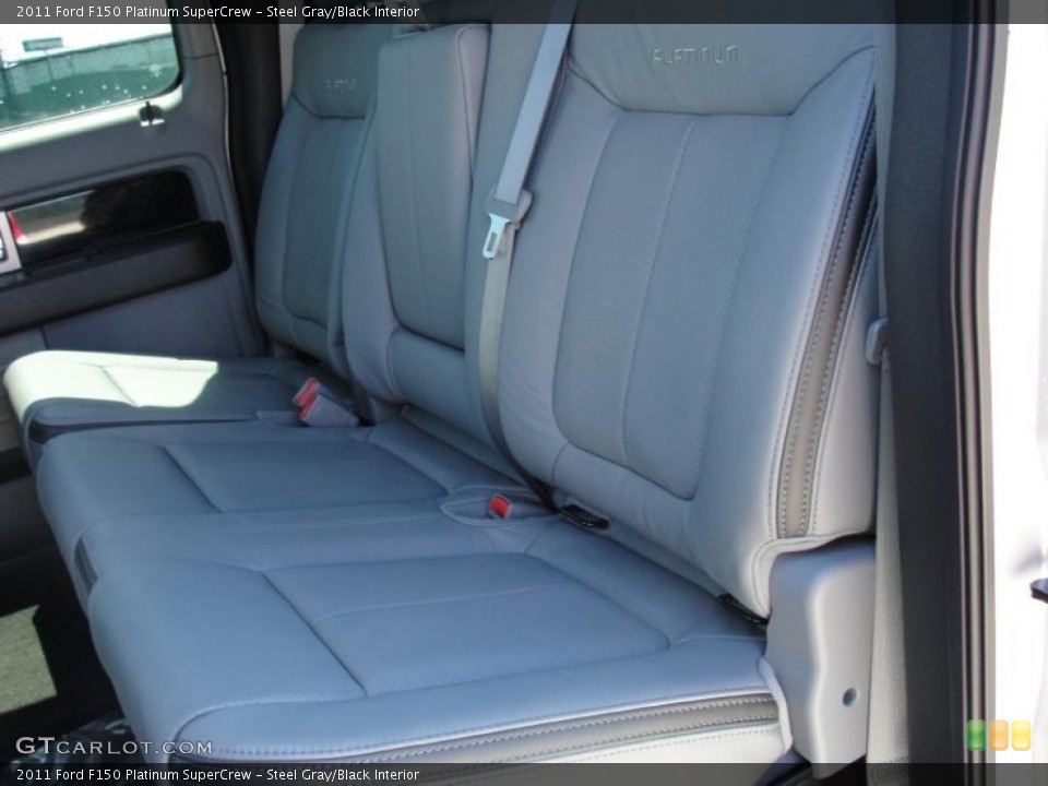 Steel Gray/Black Interior Photo for the 2011 Ford F150 Platinum SuperCrew #47622794