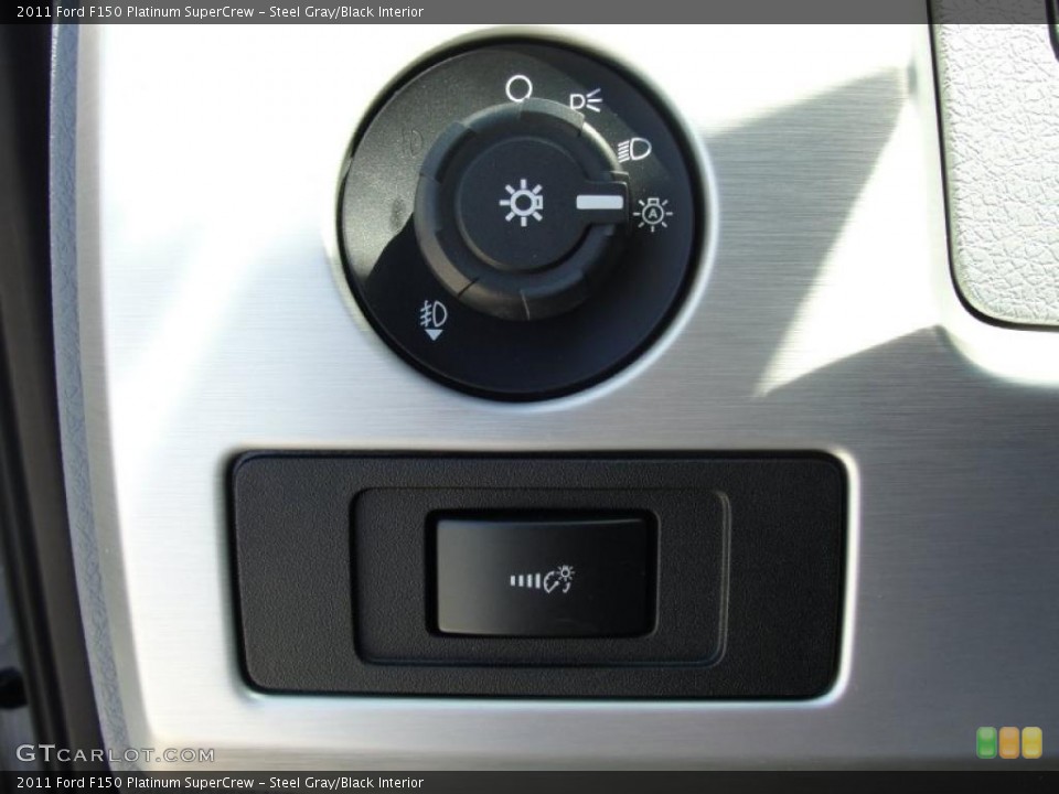 Steel Gray/Black Interior Controls for the 2011 Ford F150 Platinum SuperCrew #47623001