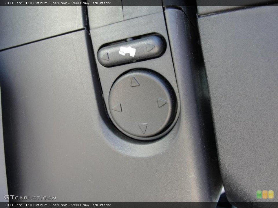Steel Gray/Black Interior Controls for the 2011 Ford F150 Platinum SuperCrew #47623013