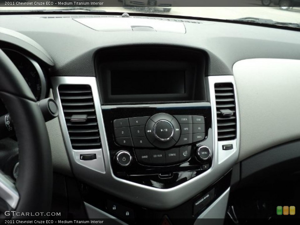 Medium Titanium Interior Controls for the 2011 Chevrolet Cruze ECO #47623412