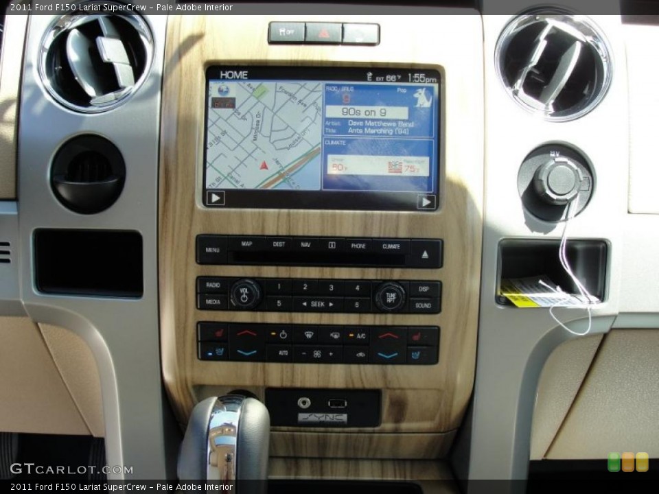 Pale Adobe Interior Controls for the 2011 Ford F150 Lariat SuperCrew #47623481