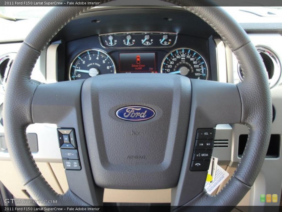 Pale Adobe Interior Controls for the 2011 Ford F150 Lariat SuperCrew #47623556