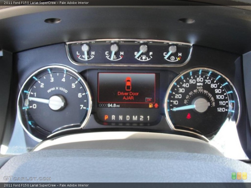 Pale Adobe Interior Gauges for the 2011 Ford F150 Lariat SuperCrew #47623571