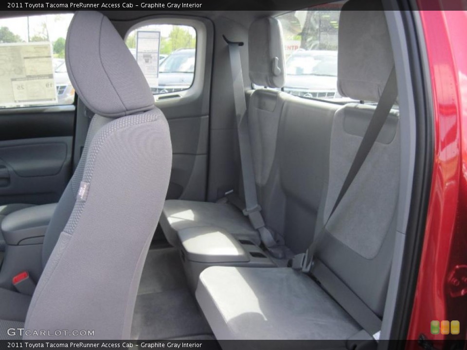 Graphite Gray Interior Photo for the 2011 Toyota Tacoma PreRunner Access Cab #47624033