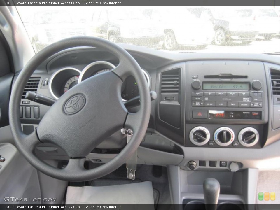 Graphite Gray Interior Dashboard for the 2011 Toyota Tacoma PreRunner Access Cab #47624048