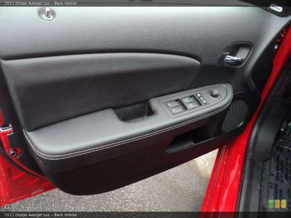 Black Interior Door Panel for the 2011 Dodge Avenger Lux #47624510