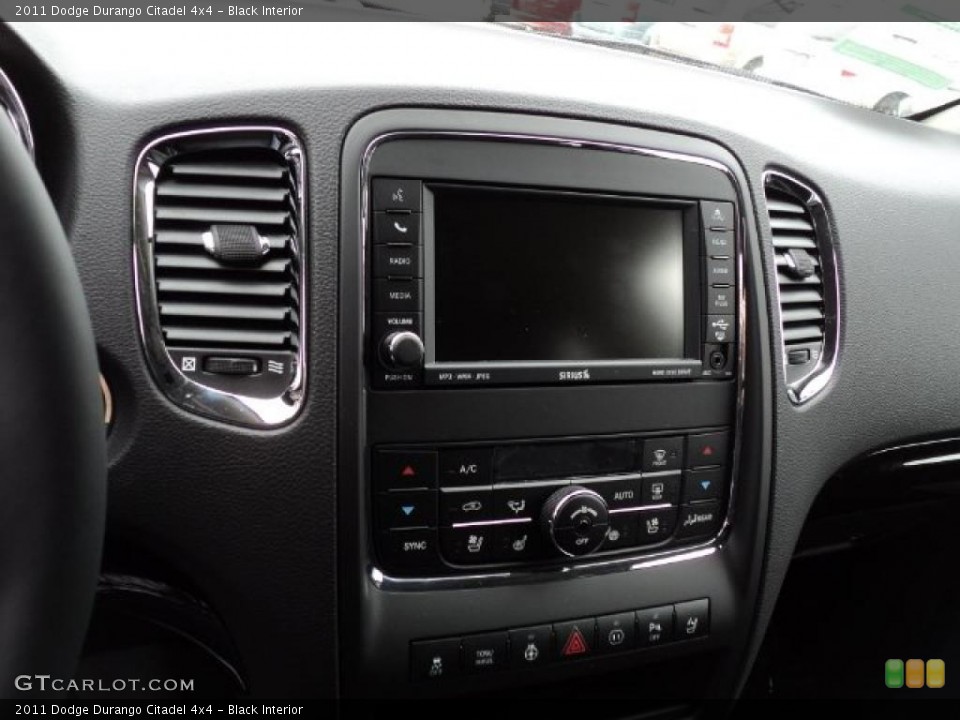 Black Interior Controls for the 2011 Dodge Durango Citadel 4x4 #47625491
