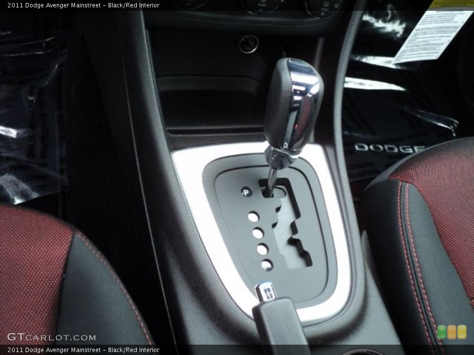 Black/Red Interior Transmission for the 2011 Dodge Avenger Mainstreet #47625797