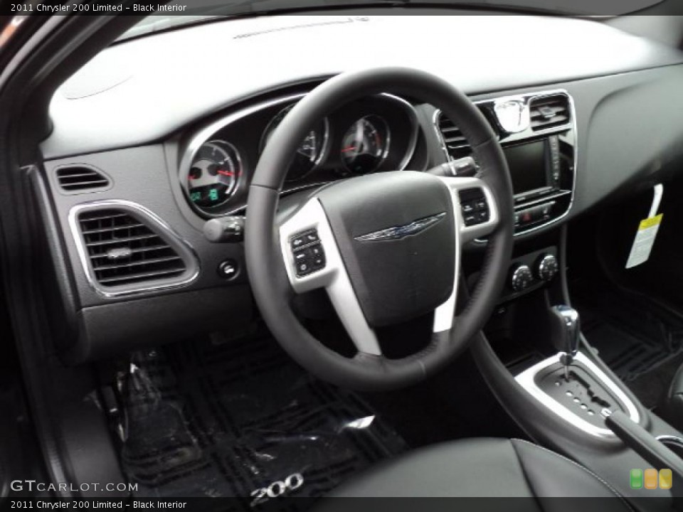 Black Interior Dashboard for the 2011 Chrysler 200 Limited #47626139