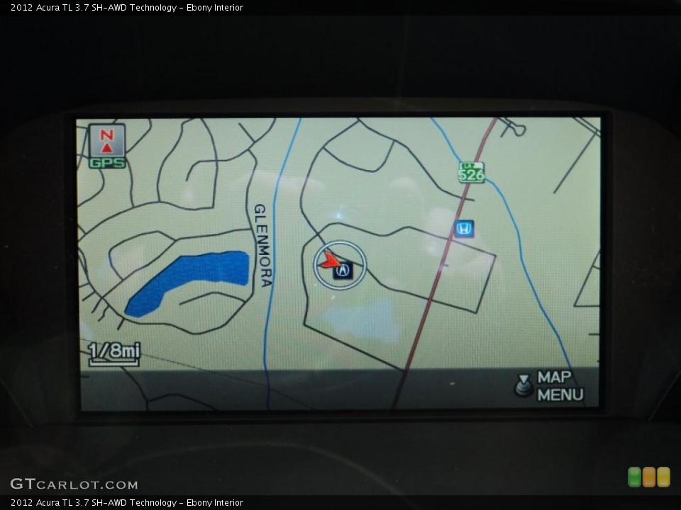 Ebony Interior Navigation for the 2012 Acura TL 3.7 SH-AWD Technology #47626784