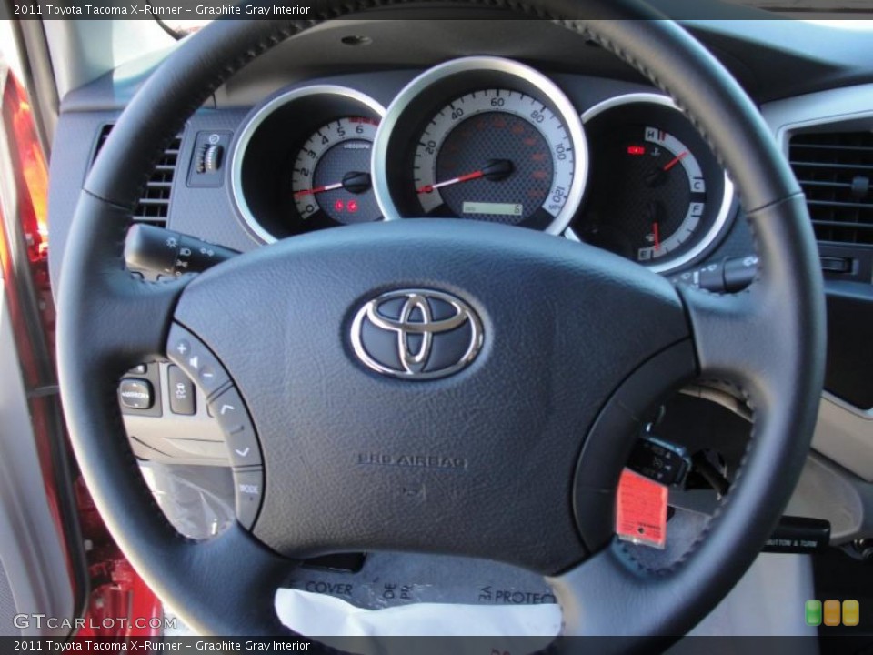 Graphite Gray Interior Steering Wheel for the 2011 Toyota Tacoma X-Runner #47628236