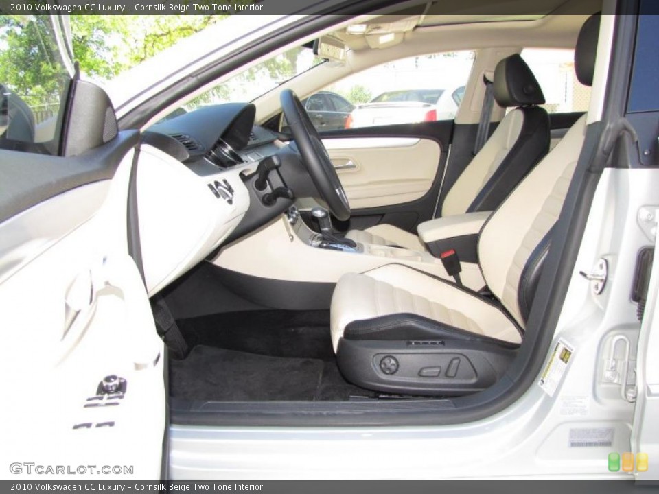 Cornsilk Beige Two Tone Interior Photo for the 2010 Volkswagen CC Luxury #47628857