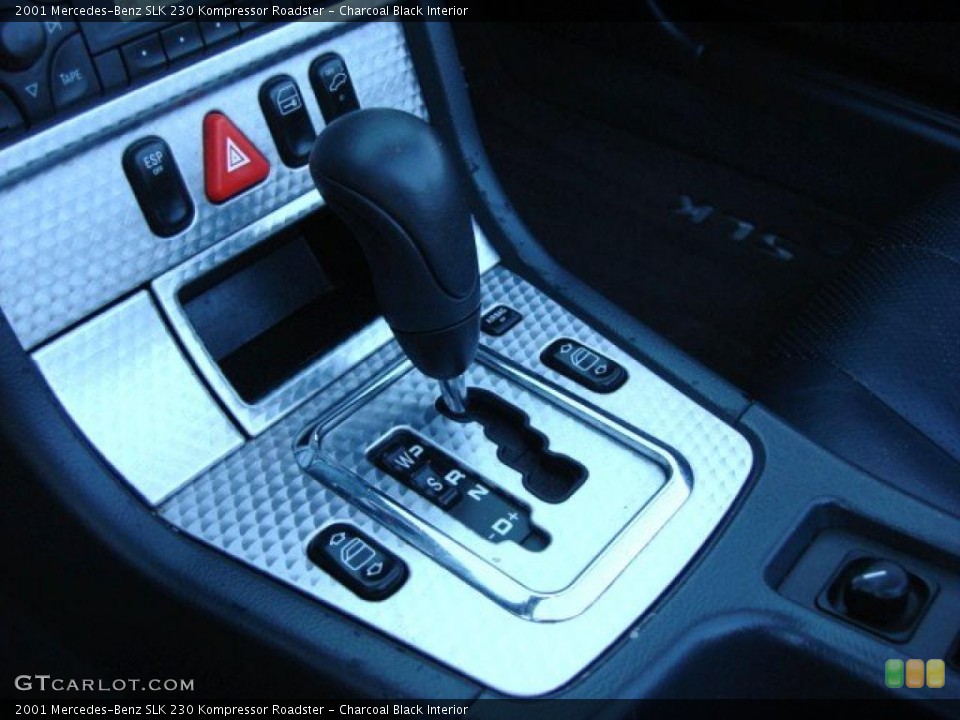 Charcoal Black Interior Transmission for the 2001 Mercedes-Benz SLK 230 Kompressor Roadster #47629634