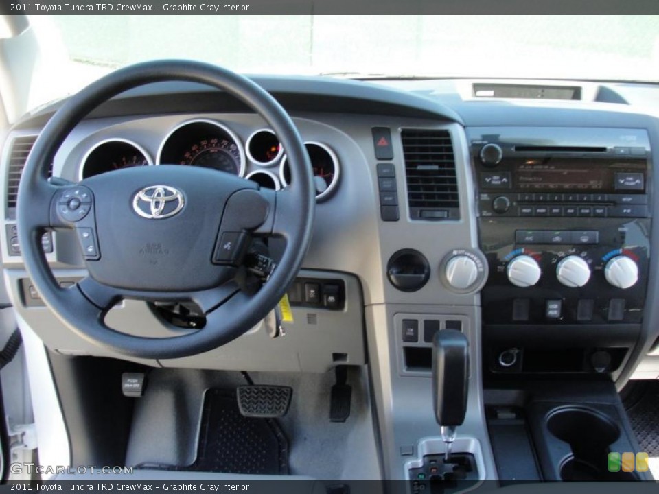 Graphite Gray Interior Dashboard for the 2011 Toyota Tundra TRD CrewMax #47630828