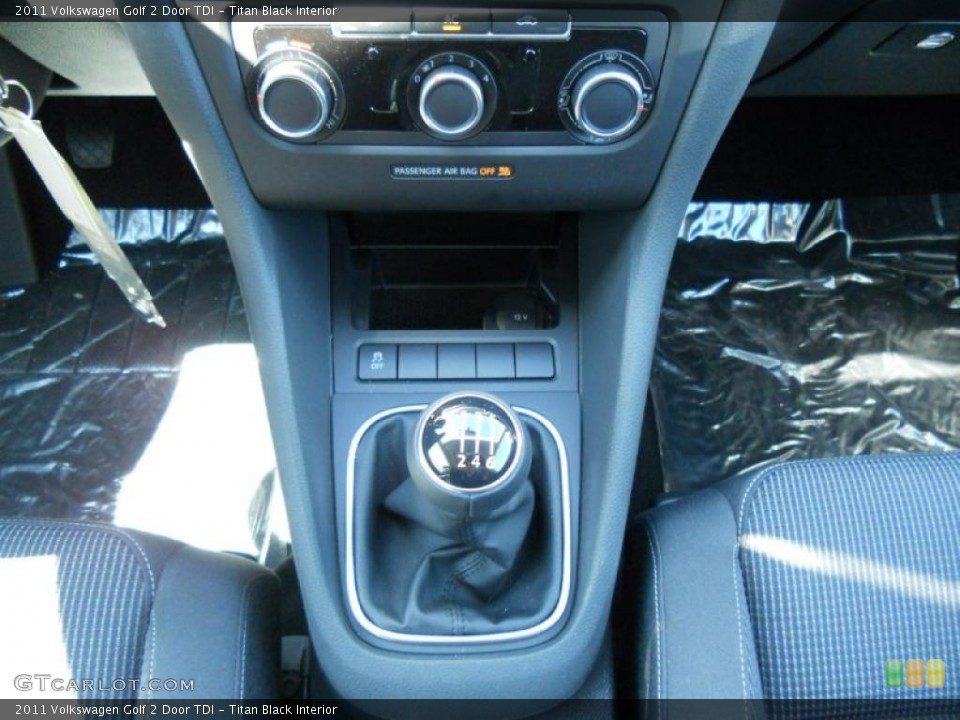 Titan Black Interior Transmission for the 2011 Volkswagen Golf 2 Door TDI #47631089