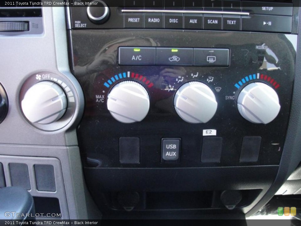 Black Interior Controls for the 2011 Toyota Tundra TRD CrewMax #47631386