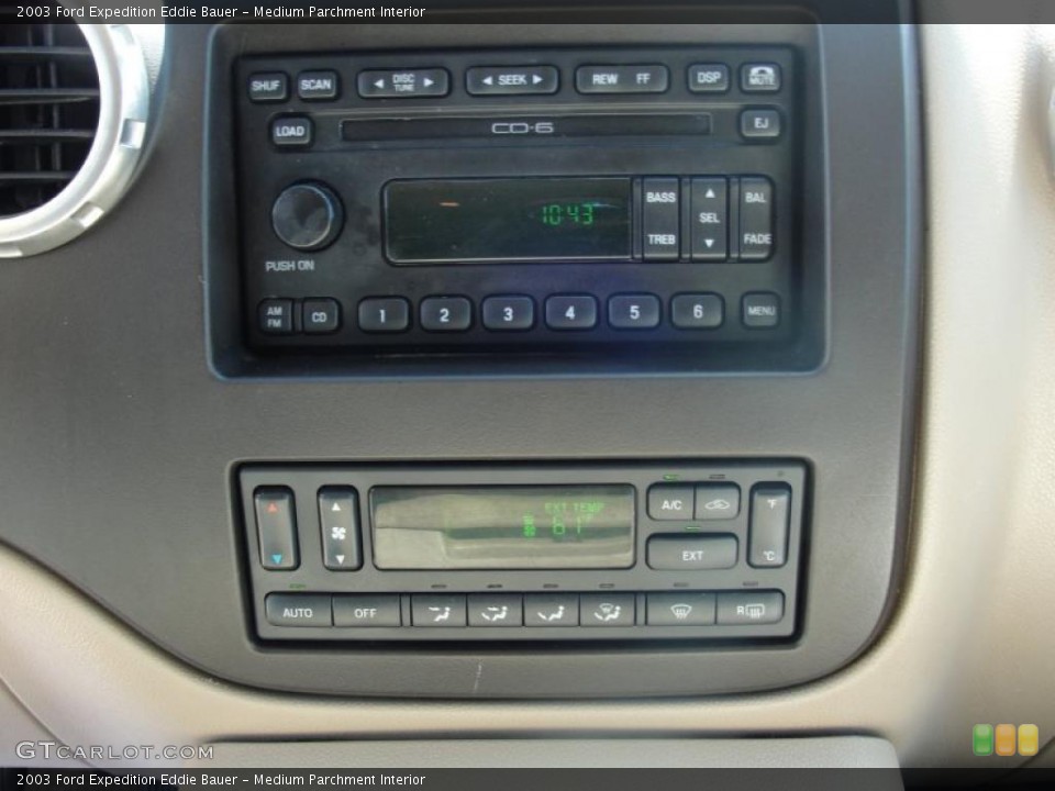 Medium Parchment Interior Controls for the 2003 Ford Expedition Eddie Bauer #47633240