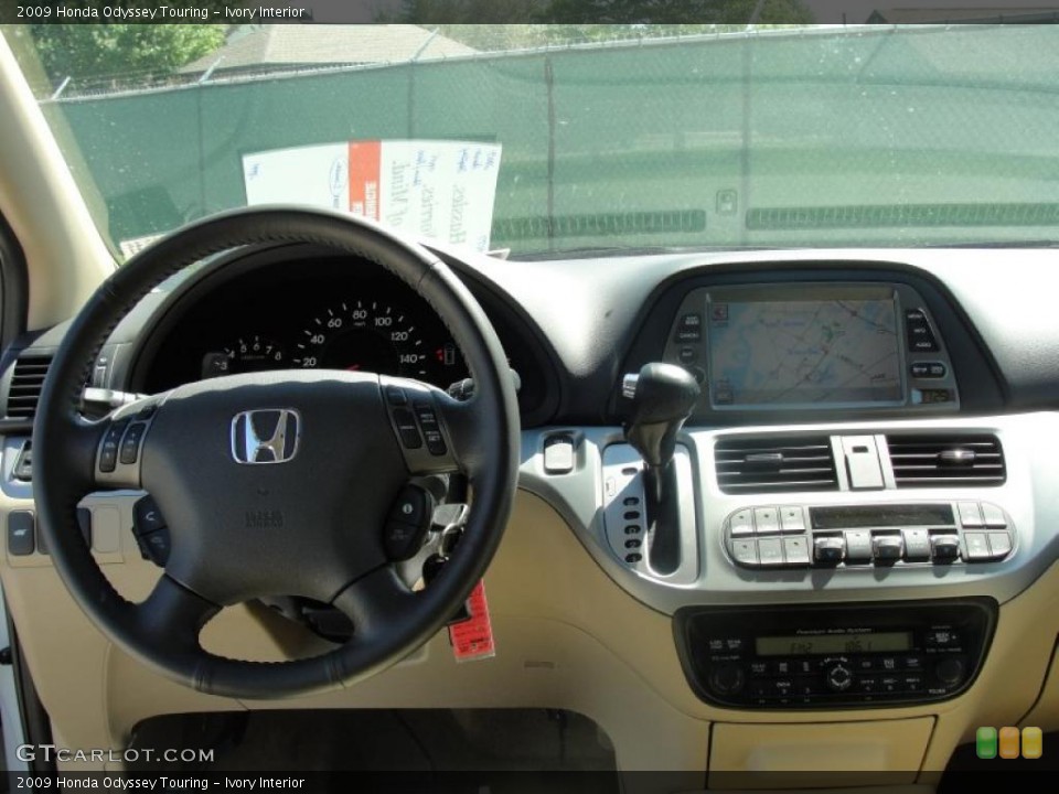 Ivory Interior Dashboard for the 2009 Honda Odyssey Touring #47634383