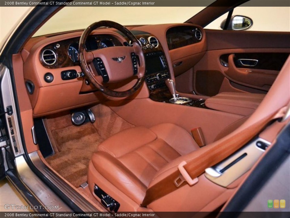 Saddle/Cognac Interior Photo for the 2008 Bentley Continental GT  #47636659