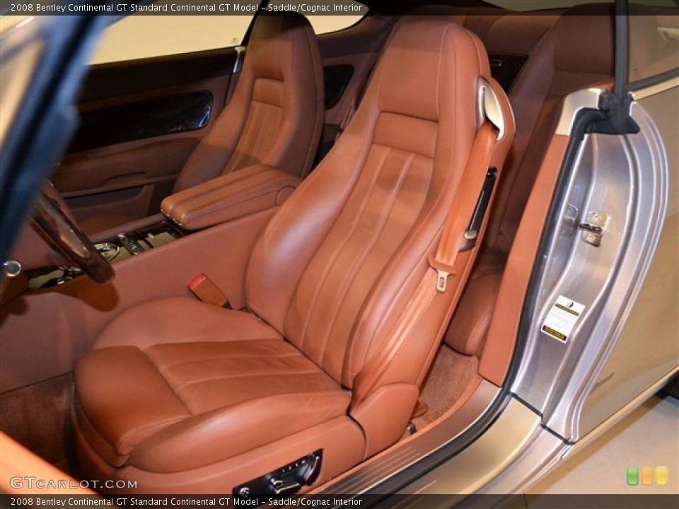 Saddle/Cognac Interior Photo for the 2008 Bentley Continental GT  #47636707