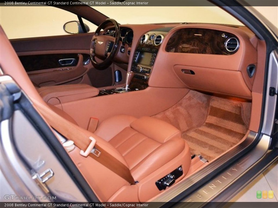 Saddle/Cognac Interior Photo for the 2008 Bentley Continental GT  #47636746