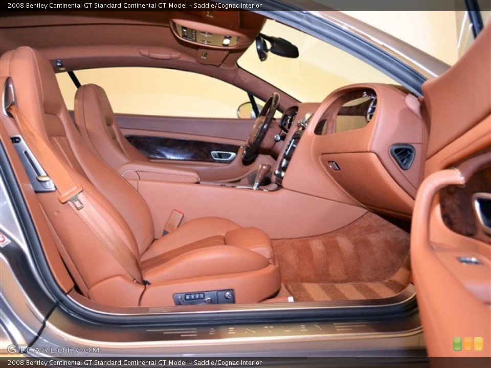 Saddle/Cognac 2008 Bentley Continental GT Interiors