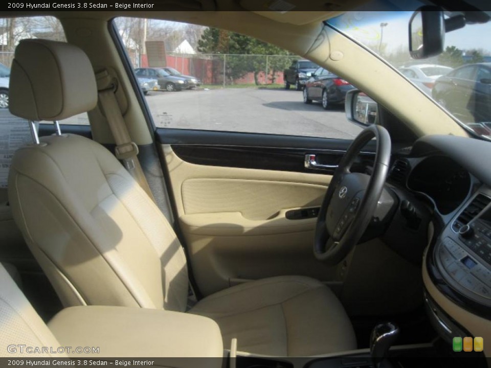 Beige Interior Photo for the 2009 Hyundai Genesis 3.8 Sedan #47636806