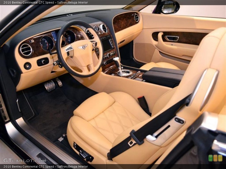 Saffron/Beluga 2010 Bentley Continental GTC Interiors