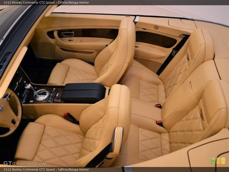 Saffron/Beluga Interior Photo for the 2010 Bentley Continental GTC Speed #47637097