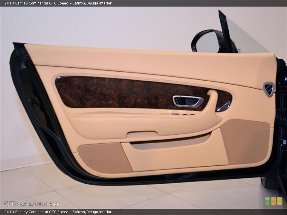 Saffron/Beluga Interior Door Panel for the 2010 Bentley Continental GTC Speed #47637145