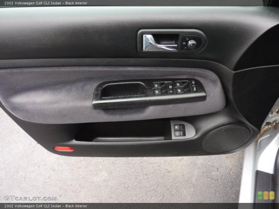 Black Interior Door Panel for the 2002 Volkswagen Golf GLS Sedan #47638273