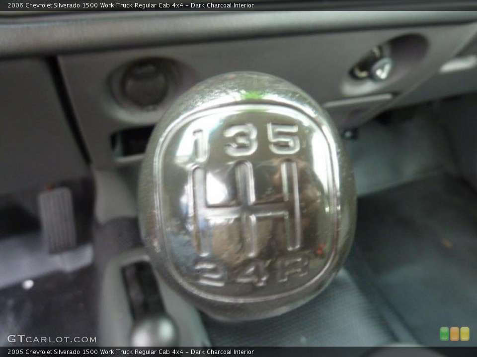 Dark Charcoal Interior Transmission for the 2006 Chevrolet Silverado 1500 Work Truck Regular Cab 4x4 #47638573