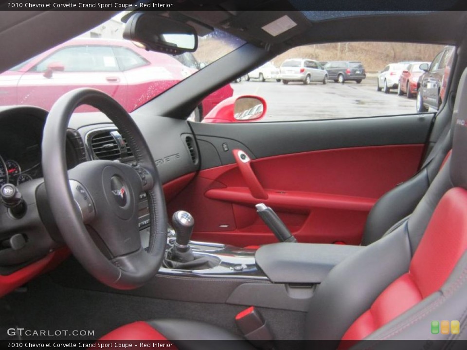 Red Interior Photo for the 2010 Chevrolet Corvette Grand Sport Coupe #47639158